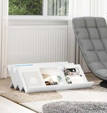 VidaXL Bijzetkast met plank Wit 90 x 57,5 x 42 cm Bewerkt hout