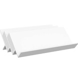 VidaXL Bijzetkast met plank Wit 90 x 57,5 x 42 cm Bewerkt hout