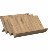 VidaXL Bijzetkast Artisan Eiken 65 x 57,5 x 42 cm Bewerkt hout