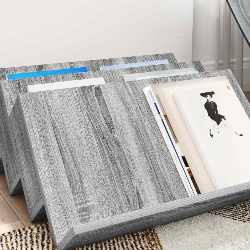 VidaXL Bijzetkast Grijs Sonoma 65 x 57,5 x 42 cm Bewerkt hout