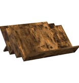 VidaXL Bijzetkast Gerookt eiken 65 x 57,5 x 42 cm Bewerkt hout