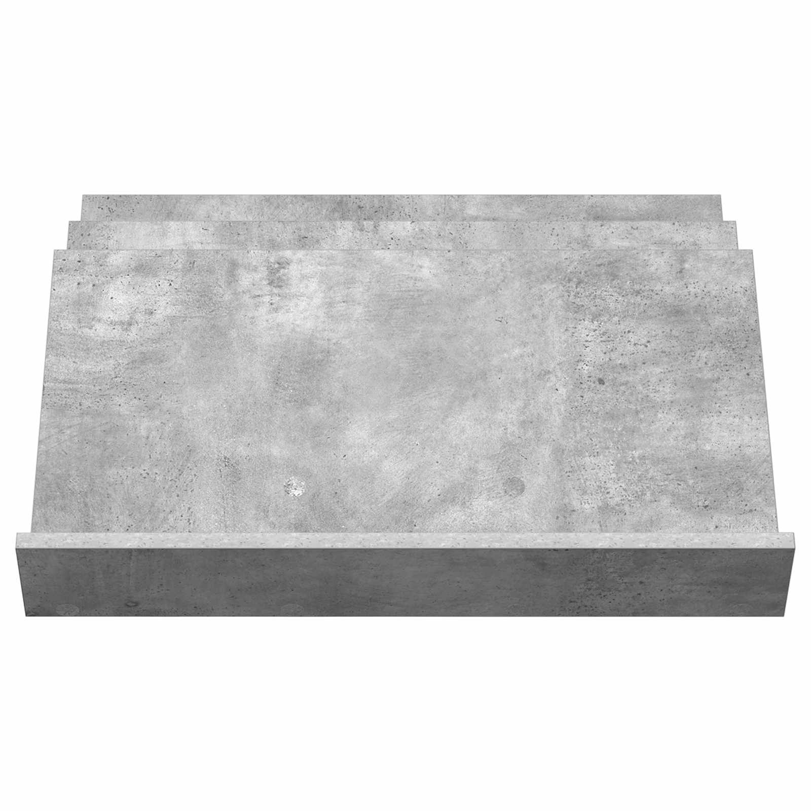 VidaXL Bijzetkast met plank Beton Grijs 65 x 57,5 x 42 cm Bewerkt hout