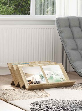 VidaXL Bijzetkast Sonoma Eiken 65 x 57,5 x 42 cm Bewerkt hout