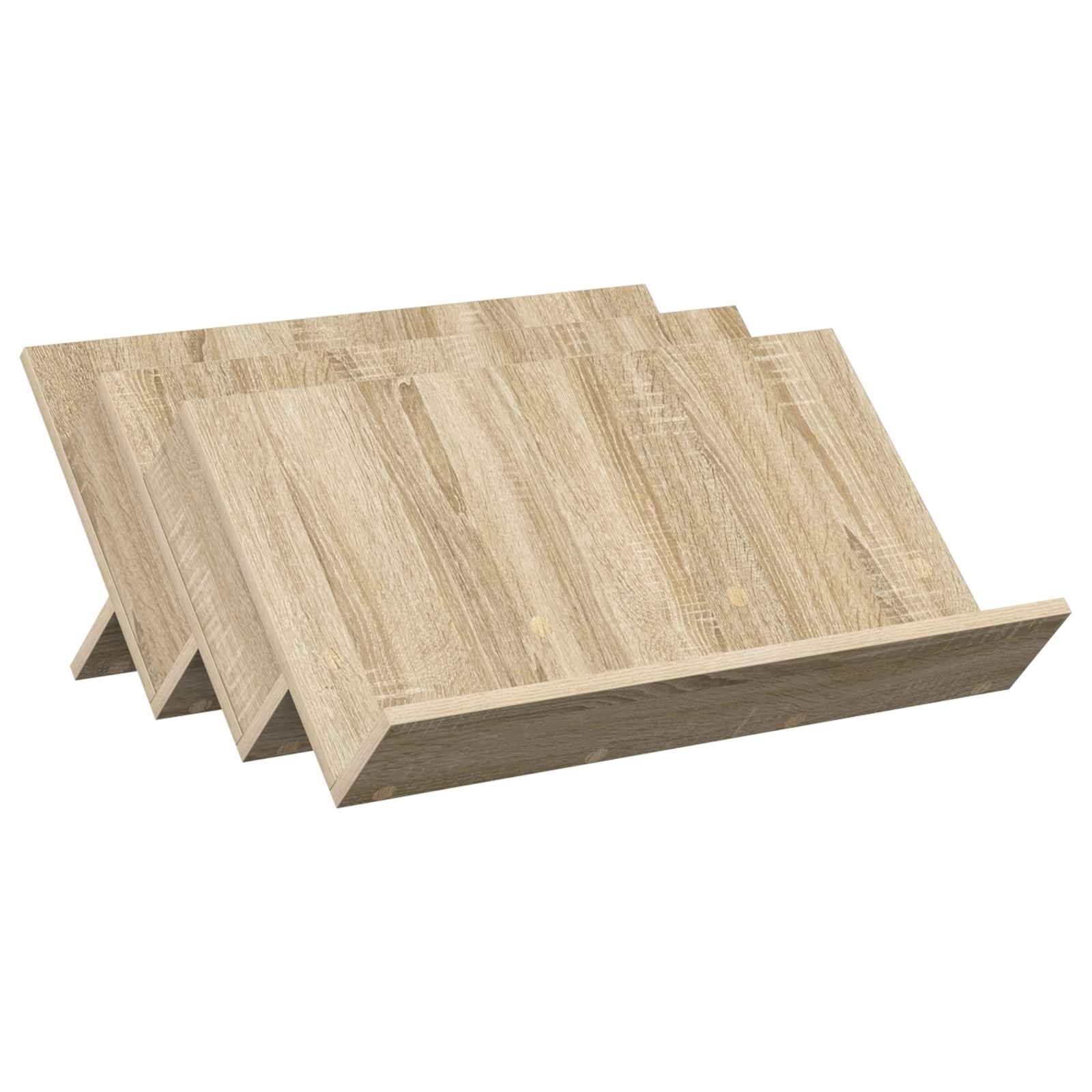 VidaXL Bijzetkast Sonoma Eiken 65 x 57,5 x 42 cm Bewerkt hout