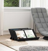 VidaXL Bijzetkast met plank Zwart Eiken 65 x 57,5 x 42 cm Bewerkt hout