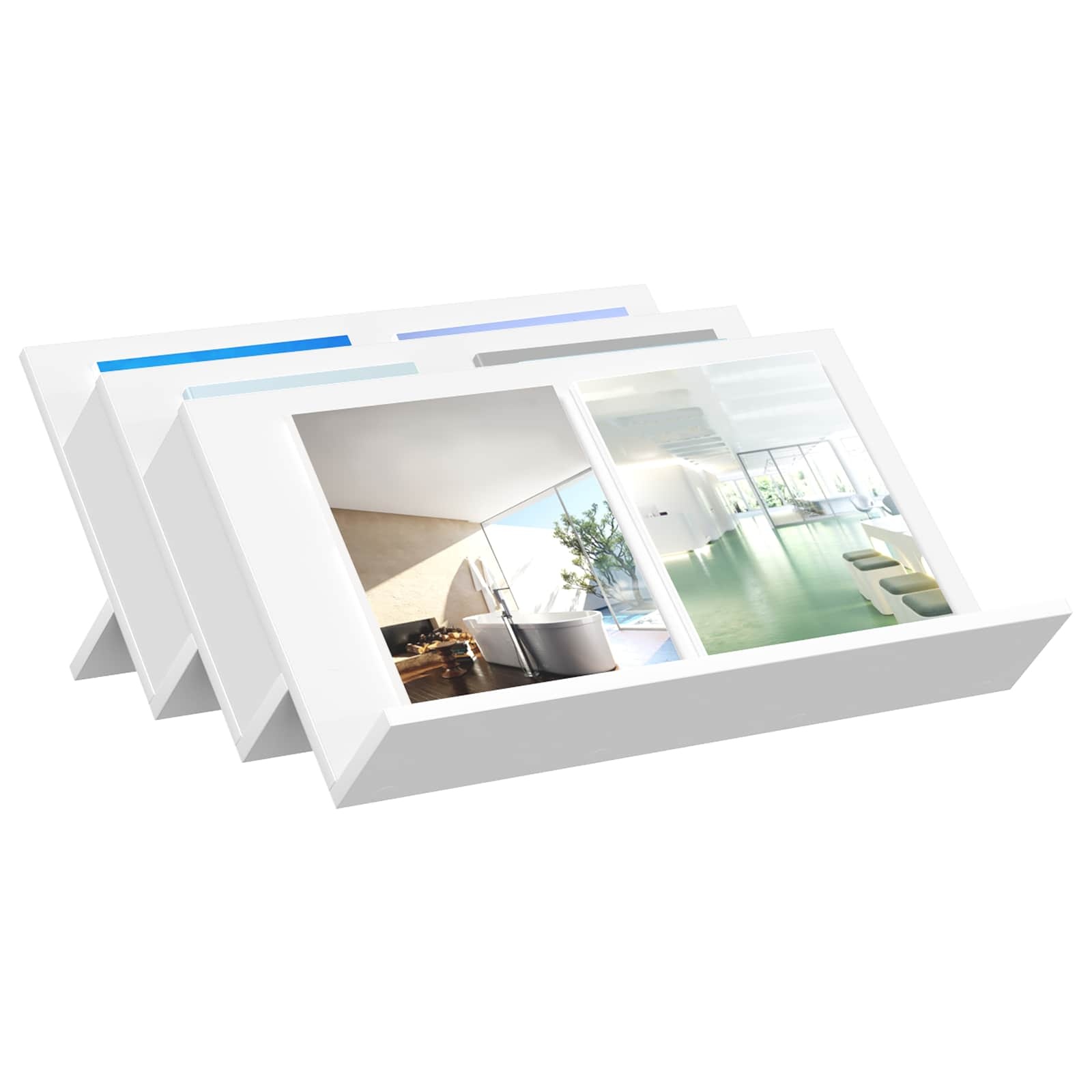 VidaXL Bijzetkast met plank Wit 65 x 57,5 x 42 cm Bewerkt hout