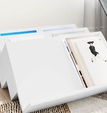 VidaXL Bijzetkast met plank Wit 65 x 57,5 x 42 cm Bewerkt hout