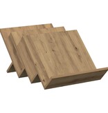 VidaXL Bijzetkast Artisan Eiken 57,5 x 40 x 42 cm Bewerkt hout