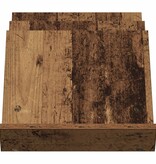VidaXL Bijzetkast met plank Oudhout 57,5 x 40 x 42 cm Bewerkt hout