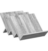 VidaXL Bijzetkast Grijs Sonoma 57,5 x 40 x 42 cm Bewerkt hout