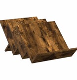 VidaXL Bijzetkast Gerookt eiken 57,5 x 40 x 42 cm Bewerkt hout