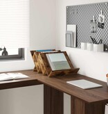 VidaXL Bijzetkast Gerookt eiken 57,5 x 40 x 42 cm Bewerkt hout