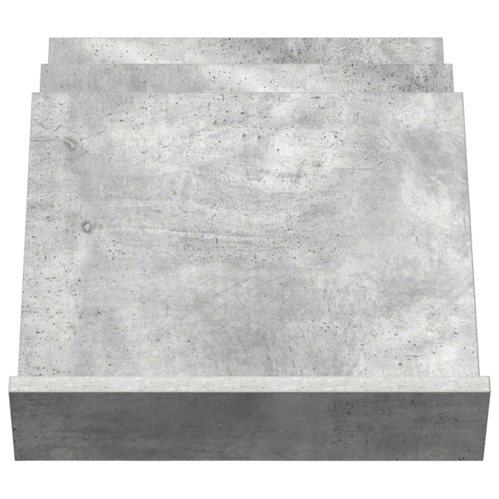 VidaXL Bijzetkast met plank Beton Grijs 57,5 x 40 x 42 cm Bewerkt hout