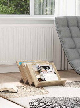 VidaXL Bijzetkast Sonoma Eiken 57,5 x 40 x 42 cm Bewerkt hout