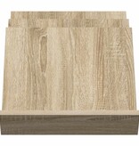 VidaXL Bijzetkast Sonoma Eiken 57,5 x 40 x 42 cm Bewerkt hout