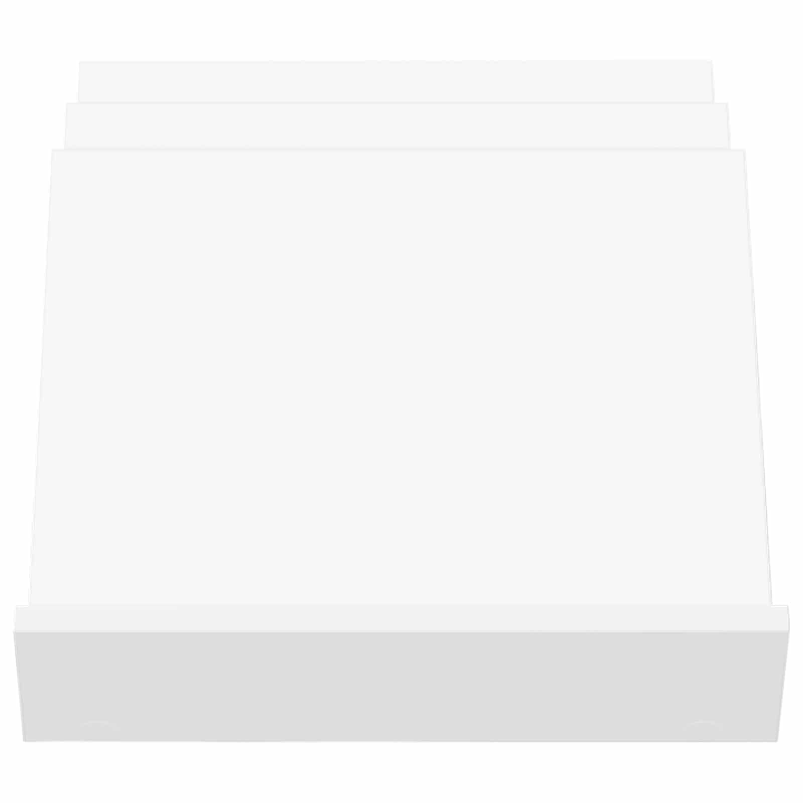 VidaXL Bijzetkast met plank Wit 57,5 x 40 x 42 cm Bewerkt hout