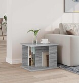 VidaXL Bijzettafel met plank Grijs Sonoma 35 x 35 x 45 cm Bewerkt hout
