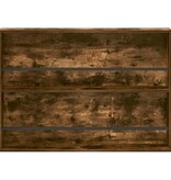 VidaXL Tijdschrift Rek Gerookt eiken 100 x 12 x 70 cm Bewerkt hout