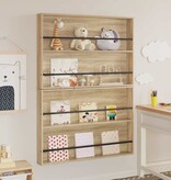 VidaXL Tijdschrift Rek met plank 2 pcs Sonoma Eiken 100 x 12 x 70 cm