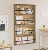 VidaXL Tijdschrift Rek met plank 2 pcs Artisan Eiken 80 x 12 x 70 cm