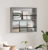 VidaXL Tijdschrift Rek Grijs Sonoma 80 x 12 x 70 cm Bewerkt hout