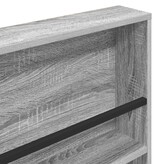 VidaXL Tijdschrift Rek Grijs Sonoma 80 x 12 x 70 cm Bewerkt hout