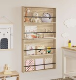 VidaXL Tijdschrift Rek 2 pcs Sonoma Eiken 80 x 12 x 70 cm Bewerkt hout