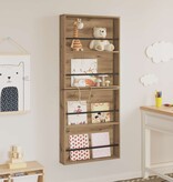 VidaXL Tijdschrift Rek met plank 2 pcs Artisan Eiken 60 x 12 x 70 cm