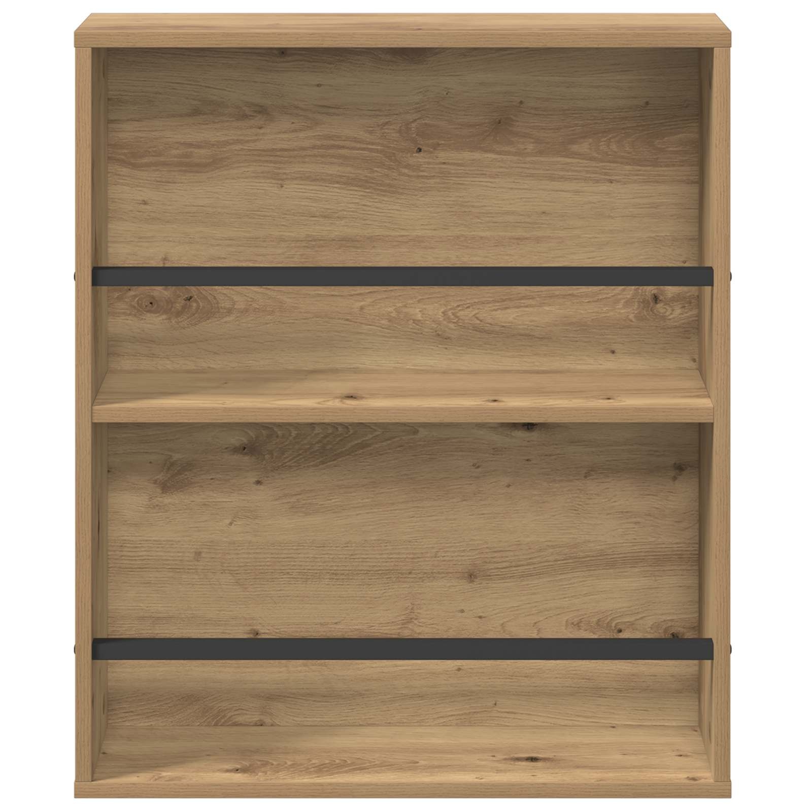 VidaXL Tijdschrift Rek Artisan Eiken 60 x 12 x 70 cm Bewerkt hout