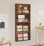 VidaXL Tijdschrift Rek 2 pcs Oudhout 60 x 12 x 70 cm Bewerkt hout