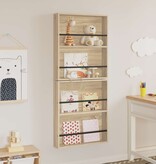 VidaXL Tijdschrift Rek 2 pcs Sonoma Eiken 60 x 12 x 70 cm Bewerkt hout