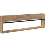 VidaXL Tijdschrift Rek met plank 2 pcs Artisan Eiken 100 x 12 x 30 cm