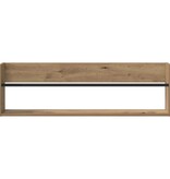 VidaXL Tijdschrift Rek Artisan Eiken 100 x 12 x 30 cm Bewerkt hout
