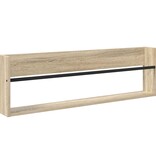 VidaXL Tijdschrift Rek Sonoma Eiken 100 x 12 x 30 cm Bewerkt hout