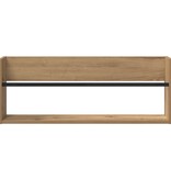 VidaXL Tijdschrift Rek Artisan Eiken 80 x 12 x 30 cm Bewerkt hout