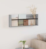 VidaXL Tijdschrift Rek Grijs Sonoma 80 x 12 x 30 cm Bewerkt hout