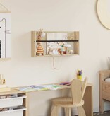 VidaXL Tijdschrift Rek Sonoma Eiken 60 x 12 x 30 cm Bewerkt hout