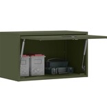 VidaXL Wandkast voor Garage Olijfgroen 60 x 33 x 35 cm