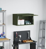 VidaXL Wandkast voor Garage Olijfgroen 60 x 33 x 35 cm
