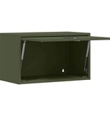 VidaXL Wandkast voor Garage Olijfgroen 60 x 33 x 35 cm