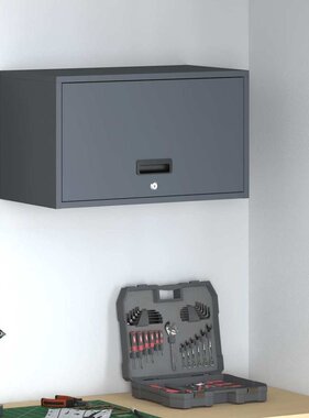 VidaXL Wandkast voor Garage Antraciet 60 x 33 x 35 cm