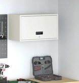 VidaXL Wandkast voor Garage Wit 60 x 33 x 35 cm Poedercoating staal