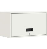 VidaXL Wandkast voor Garage Wit 60 x 33 x 35 cm Poedercoating staal