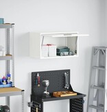 VidaXL Wandkast voor Garage Wit 60 x 33 x 35 cm Poedercoating staal