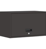 VidaXL Wandkast voor Garage Zwart 60 x 33 x 35 cm Poedercoating staal