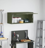 VidaXL Wandkast voor Garage Olijfgroen 80 x 33 x 35 cm