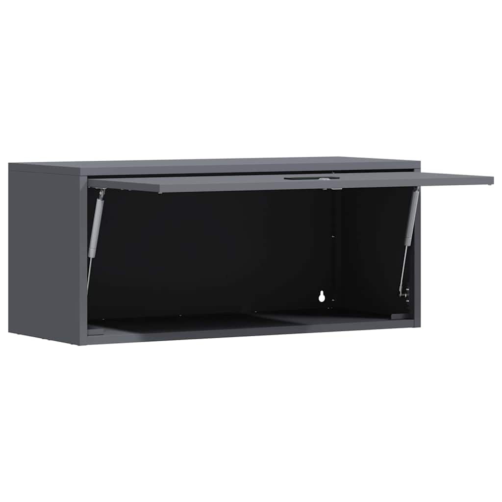 VidaXL Wandkast voor Garage Antraciet 80 x 33 x 35 cm
