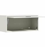 VidaXL Wandkast voor Garage Wit 80 x 33 x 35 cm Poedercoating staal