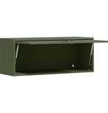 VidaXL Wandkast voor Garage Olijfgroen 90 x 33 x 35 cm