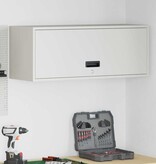 VidaXL Wandkast voor Garage Wit 90 x 33 x 35 cm Poedercoating staal